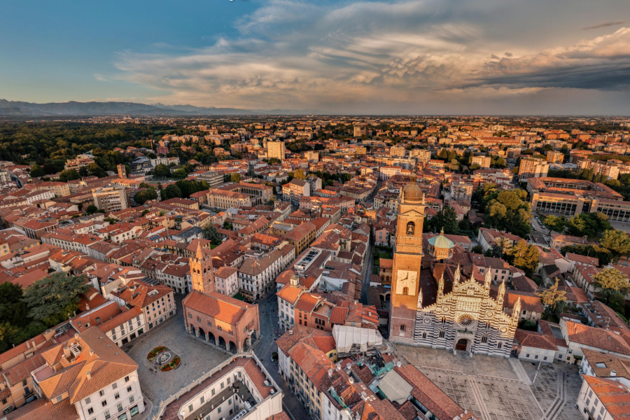 Veduta aerea del centro storico