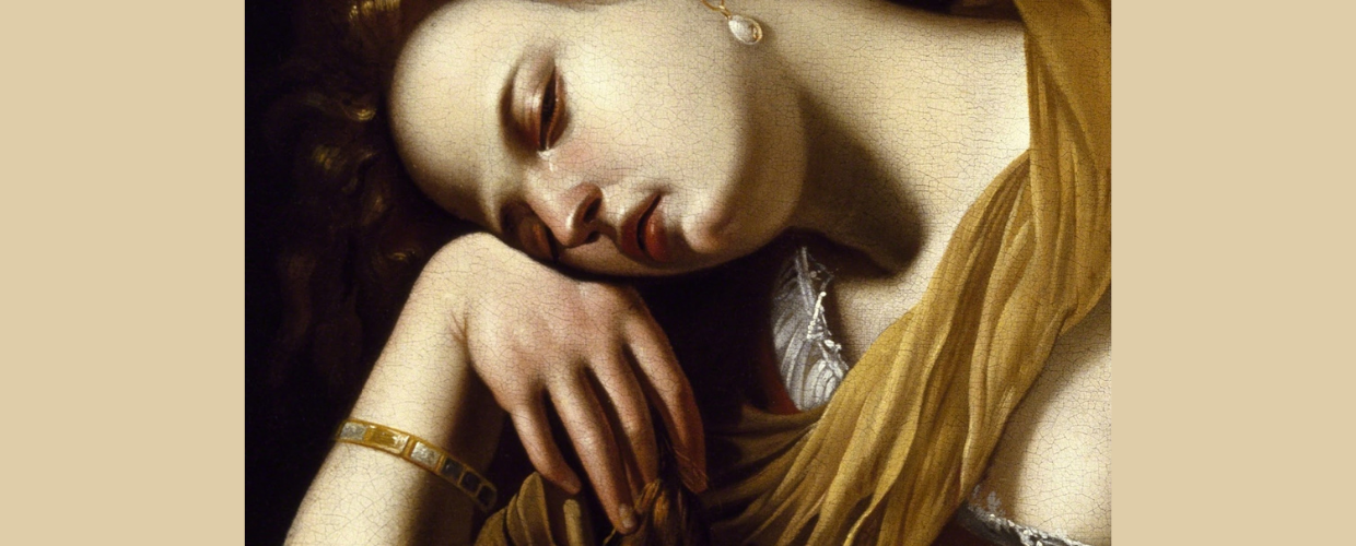 Maria Maddalena come la Malinconia (dettaglio), Artemisia Gentileschi