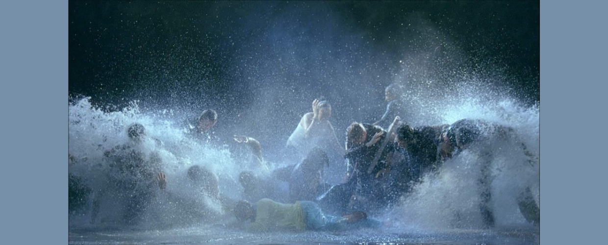 Bill Viola, The Raft 2004 installazione video sonora