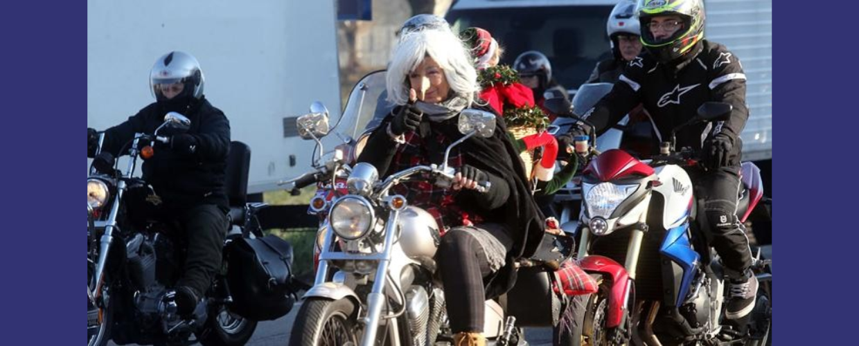 Befana del motociclista